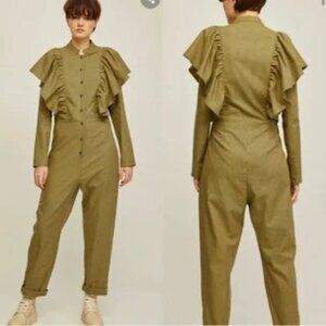rita row anthropologie jumpsuit heritage small
